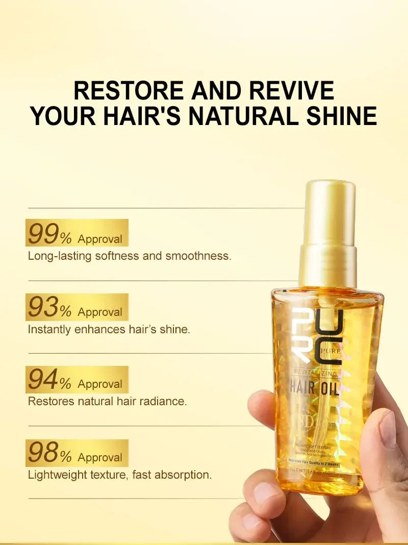 Morocco Hair Oil and Smoothing Serum for Dry Frizzy Hair Daily Repair Treatment