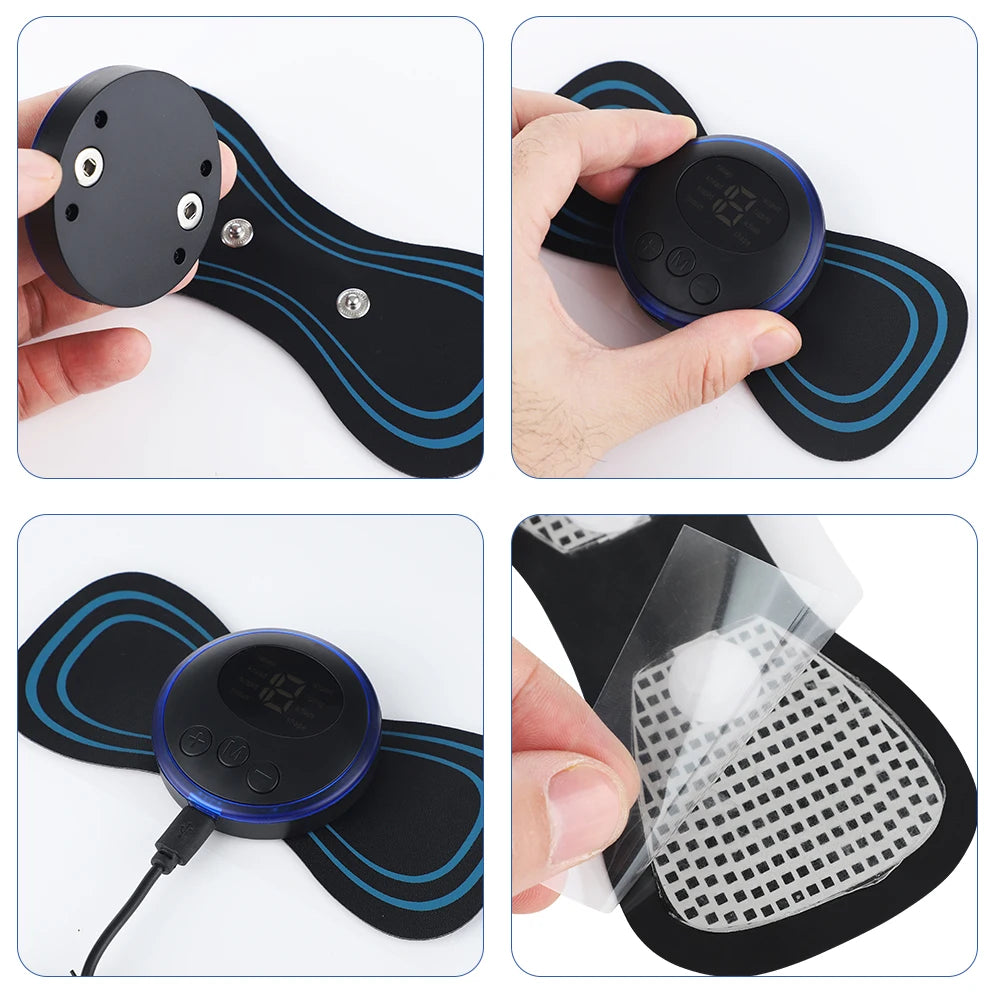 Electric Neck Massager and Body Relaxation Patch for Daily Fatigue Relief