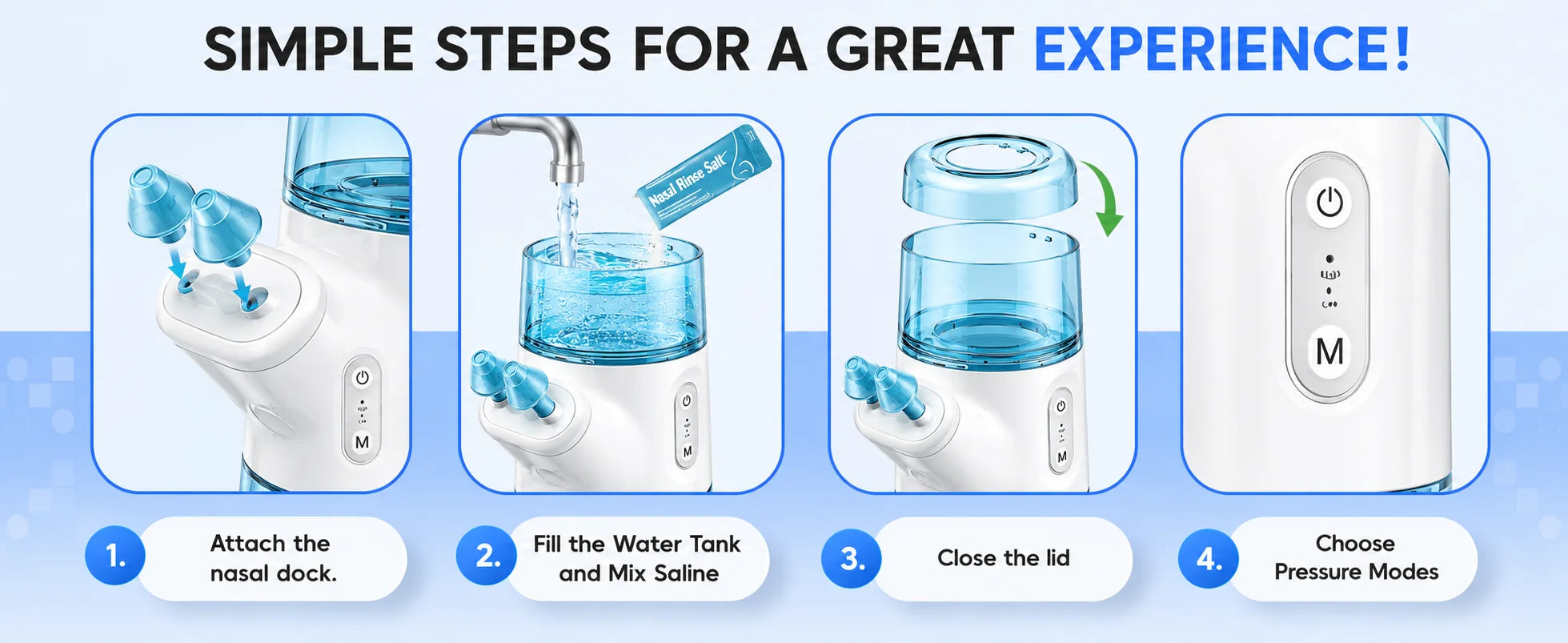 Electric Nasal Irrigator and Sinus Rinse Device for Daily Congestion Relief - 15