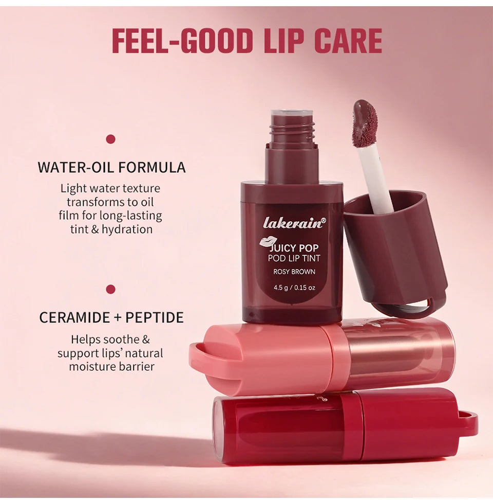 Juicy Pop Pod Lip Tint and Moisturizing Gloss for Daily Hydrating Makeup - 9