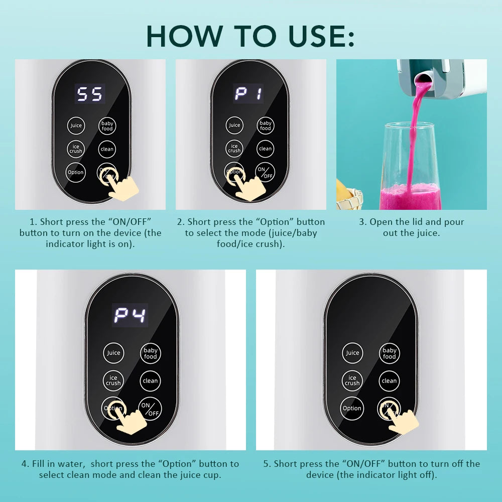 Portable Juicing Cup and Personal Blender for Healthy Drinks on the Go - 12