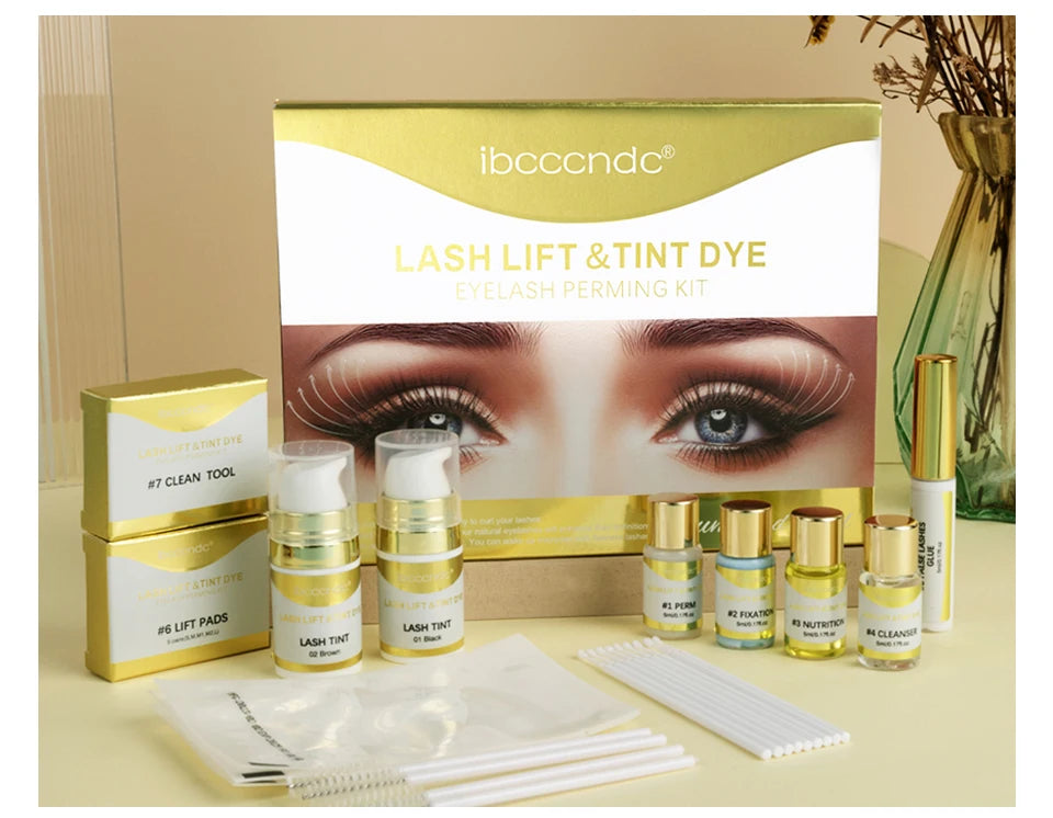 Brow Lamination and Eyebrow Tinting Kit for Professional Salon Results at Home