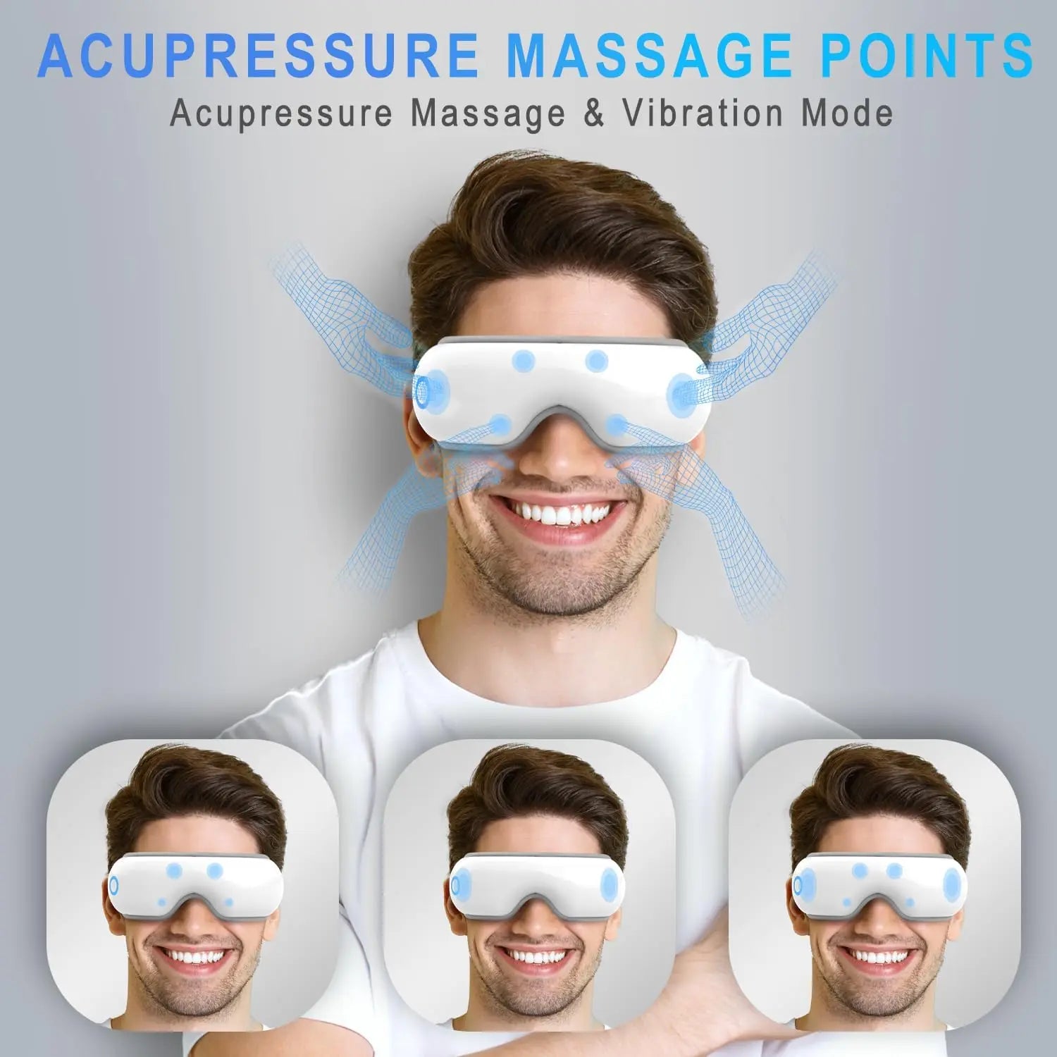 Eye Massager and Heated Compression Mask for Relaxing Tired Eyes at Home - 2