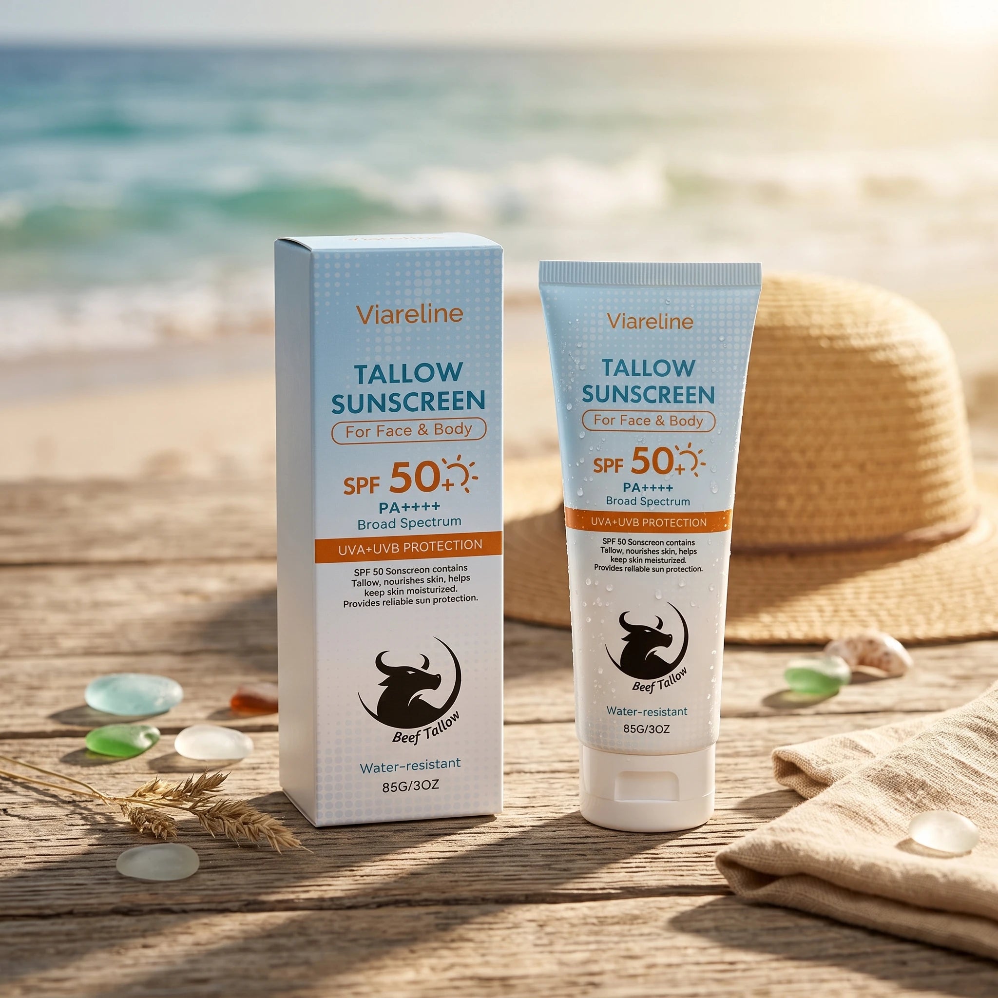 Tallow Sunscreen and Moisturizing SPF Cream for Daily Sun Protection - 3