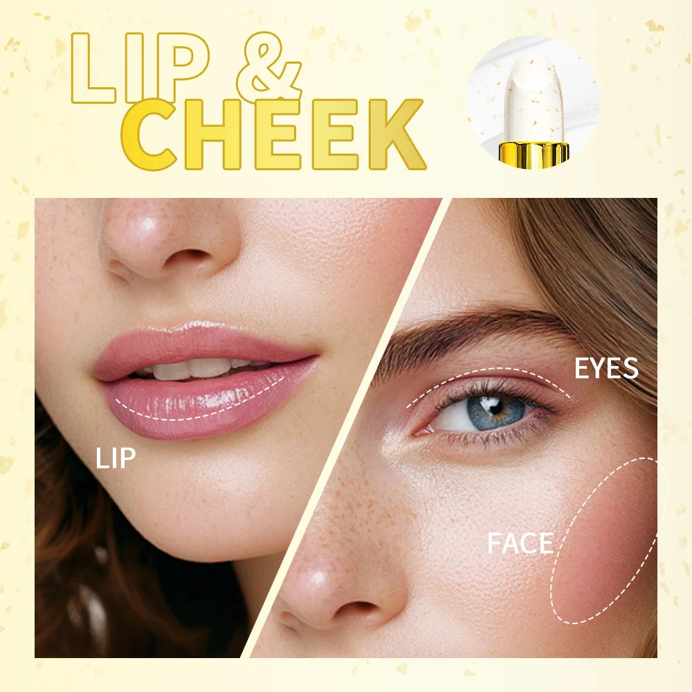 Color Changing Lipstick and Hydrating Lip Balm for Daily Natural Makeup Looks