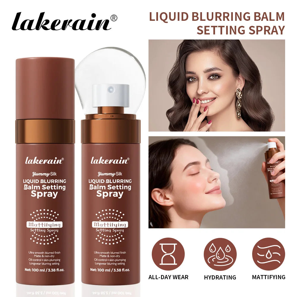 Liquid Blurring Balm Setting Spray and Makeup Fixer for long lasting daily wear