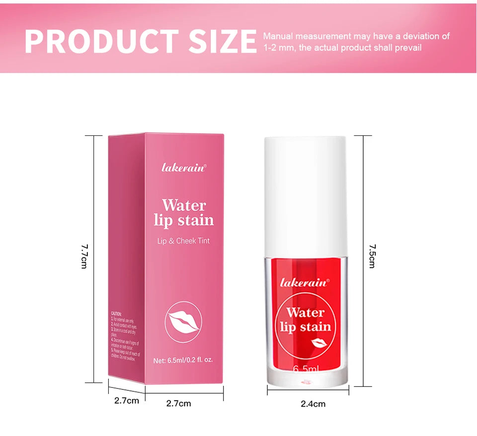 Water Lip Stain and Liquid Blush for Natural Daily Makeup and Hydrated Look - 16