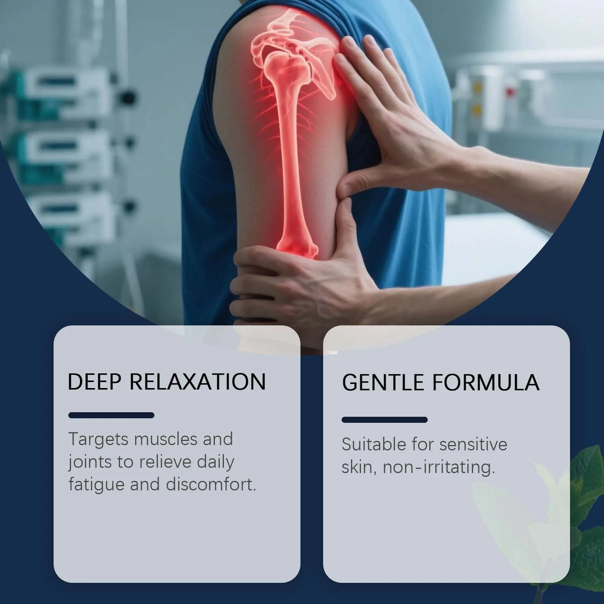 Body Relief Cream and Muscle Massage Lotion for Joint Support and Recovery
