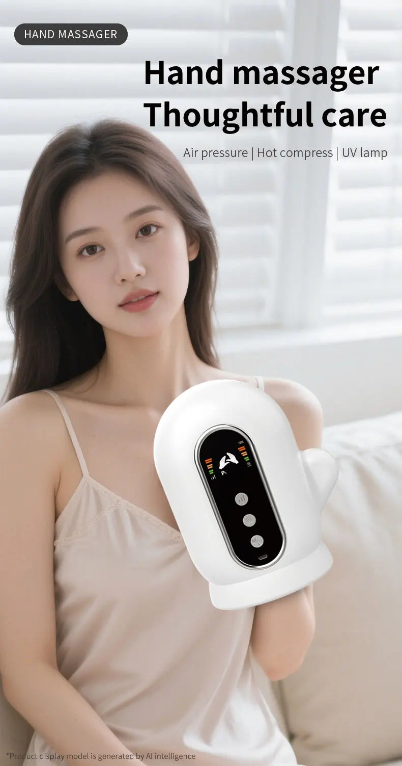 Hand Massager and Electric Palm Compression Machine for Pain Relief and Recovery