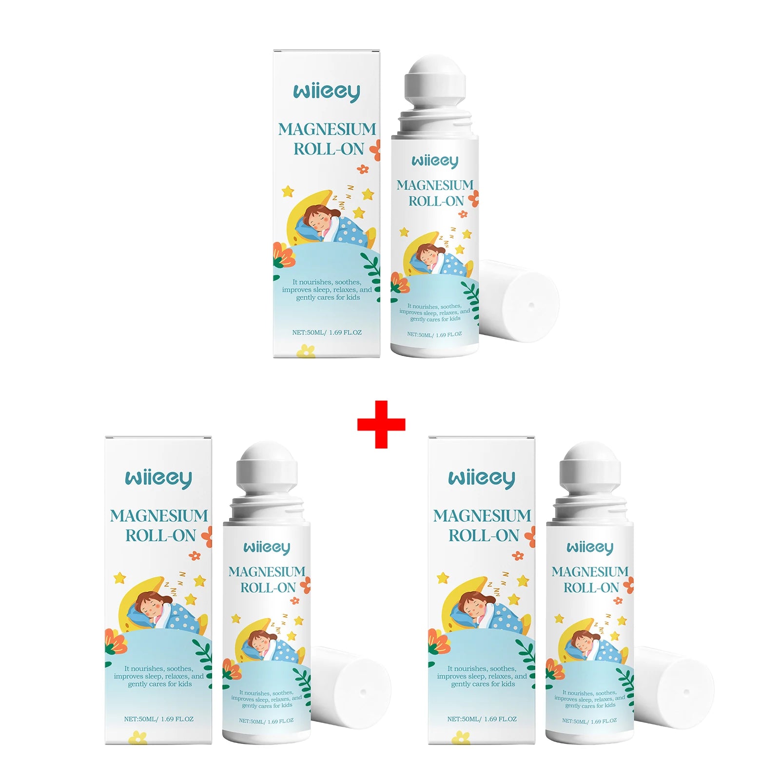 Magnesium Roll On and Sleep Calming Roller for Kids Bedtime Routine Body Relaxation - 13