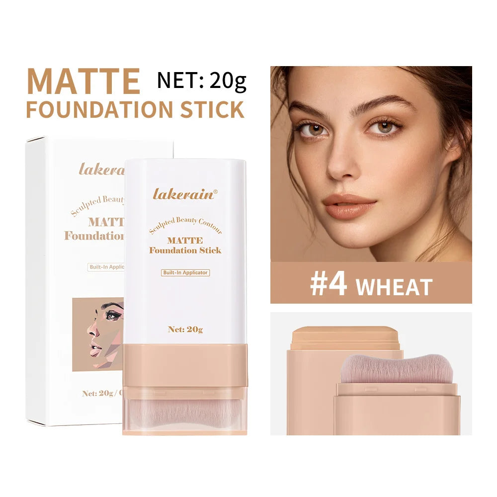 Matte Foundation Stick and Cream Concealer for a Flawless Daily Makeup Look