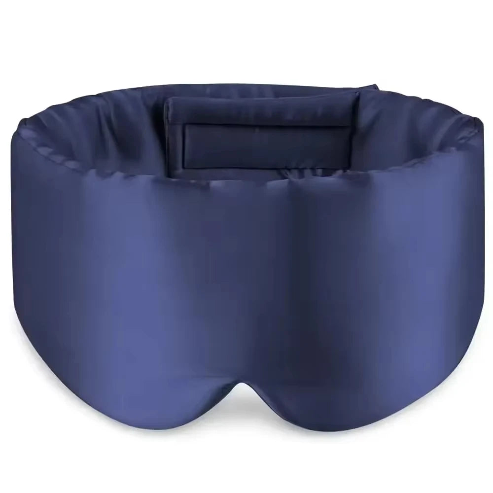 Silk Sleep Mask and Comfortable Eye Cover for Deep Sleep and Travel Relaxation