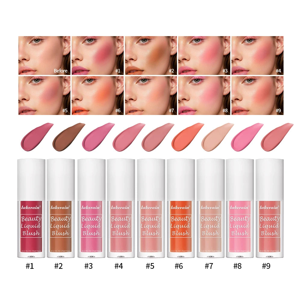 Liquid Blush and Cheek Tint for Natural Flawless Makeup Everyday Wear - 1
