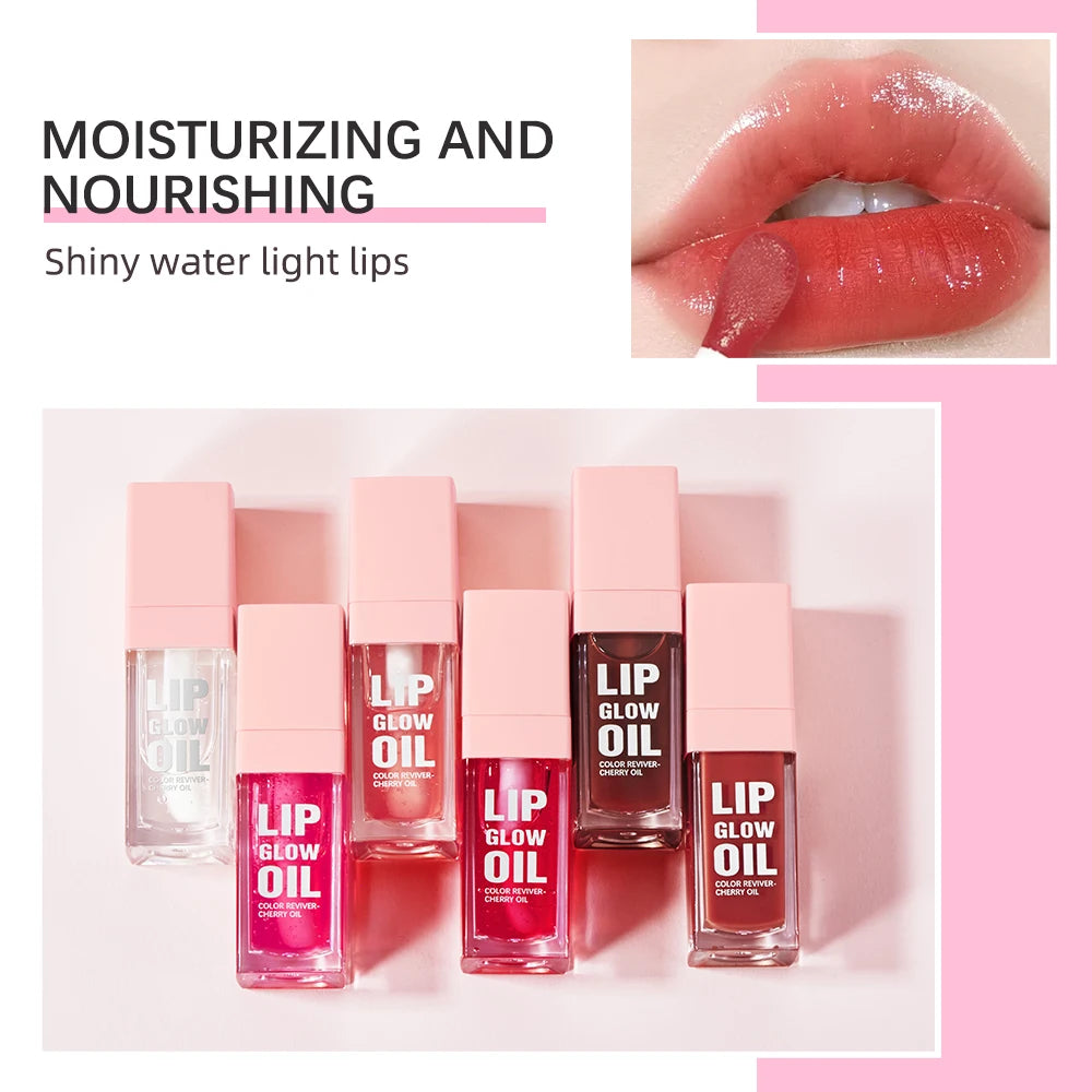 Moisturizing Lip Glow Oil and Hydrating Lip Glaze for Daily Care and Soft Lips