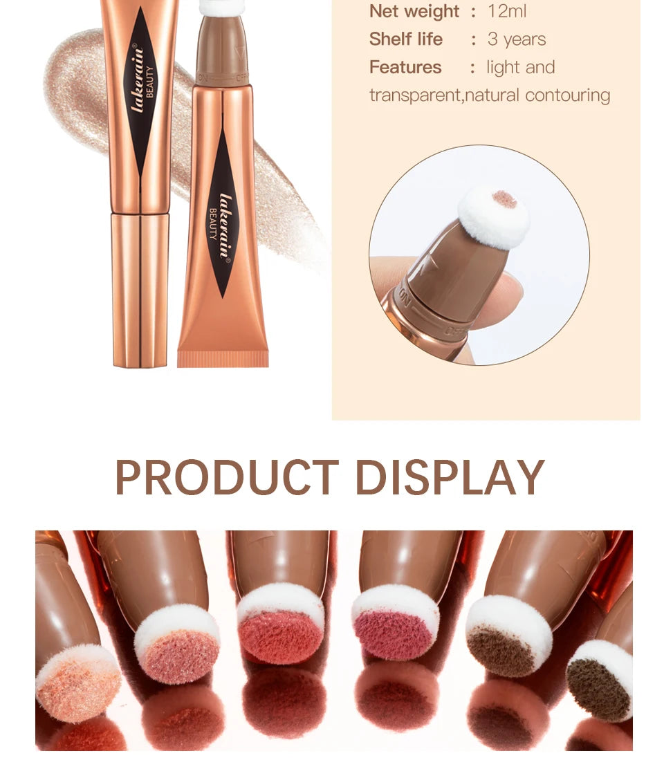 Liquid Face Bronzer and Makeup Contouring Wand for Daily Beauty Routines