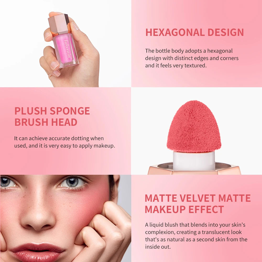 Liquid Blush and Cream Face Tint for a Natural Long Lasting Matte Makeup Finish - 6