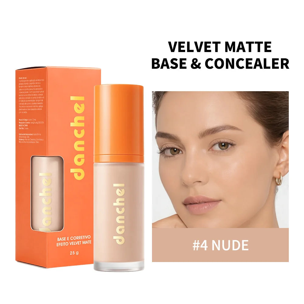 Liquid Foundation and Face Concealer for achieving a smooth velvet matte finish - 22
