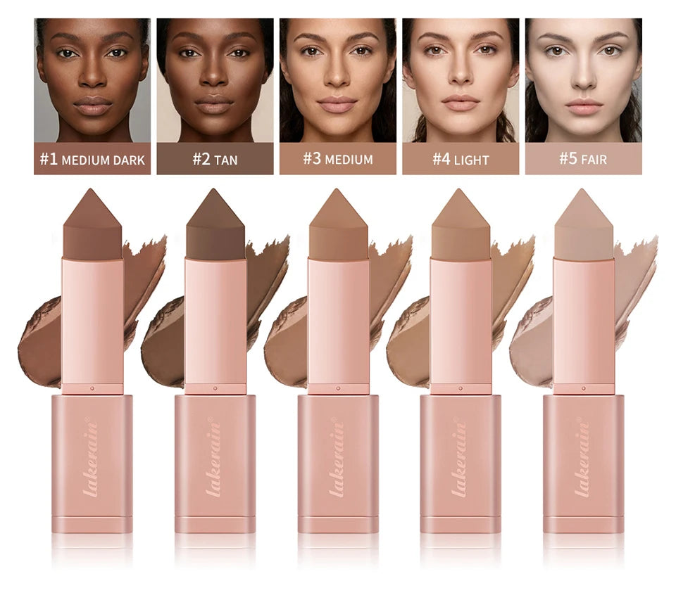 Cream Bronzer Stick and Face Contour Makeup for Everyday Sculpted Beauty