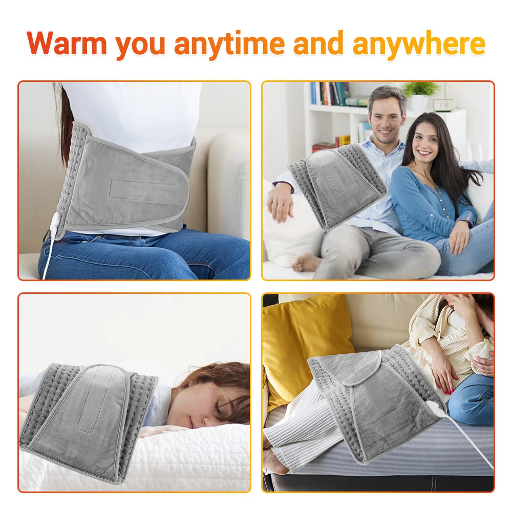 Heated Waist Belt and Electric Heating Wrap for Back Pain Relief at Home - 16