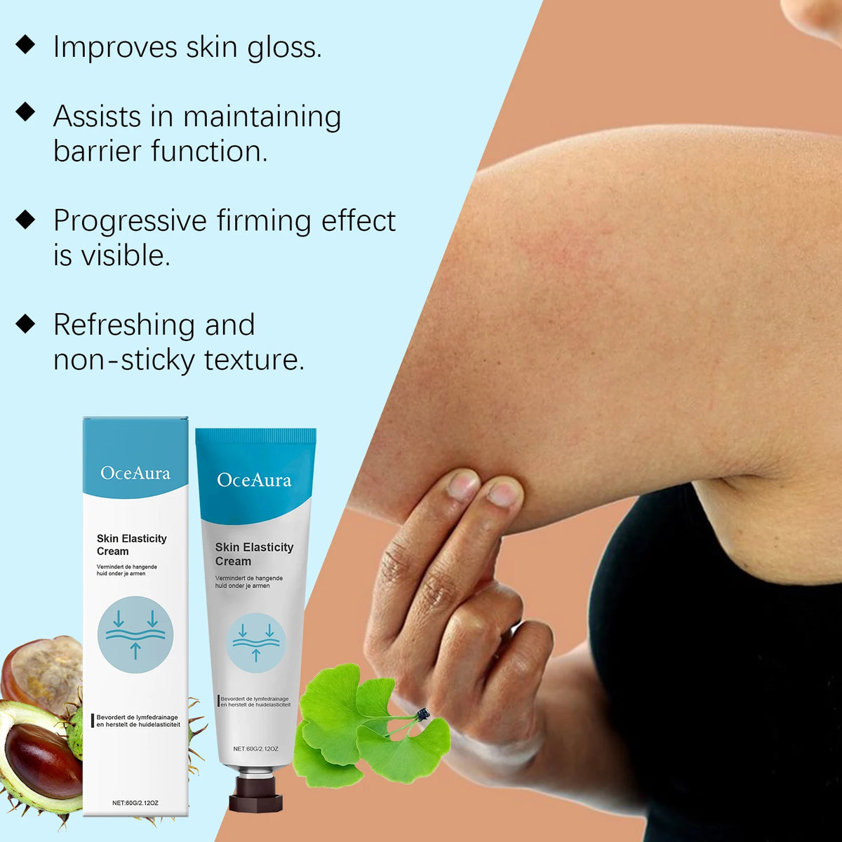 Skin Firming Cream and Body Tightening Lotion for Sagging Skin and Body Contouring