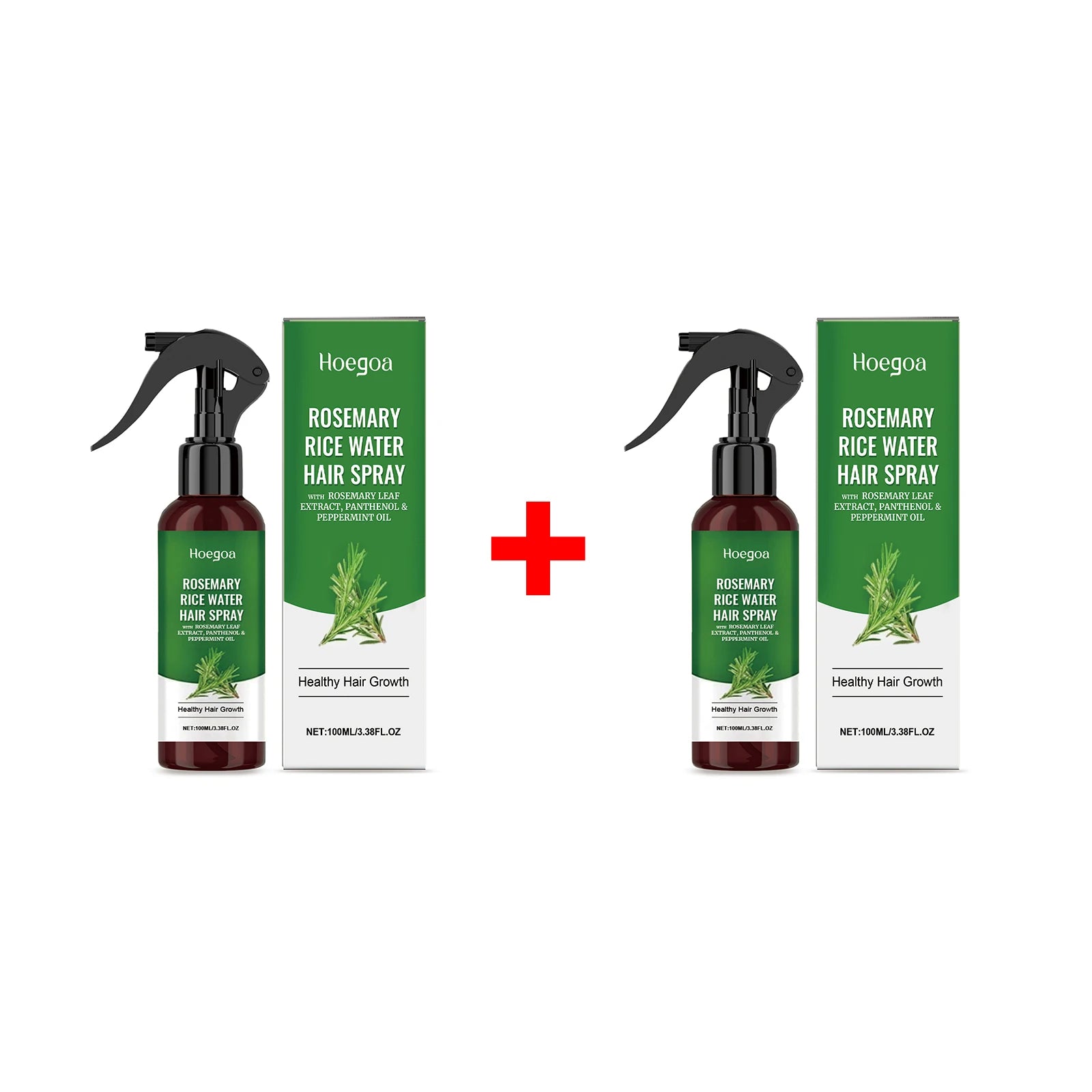 Rosemary Rice Water Hair Spray and Leave In Conditioner for Dry Frizzy Hair - 21