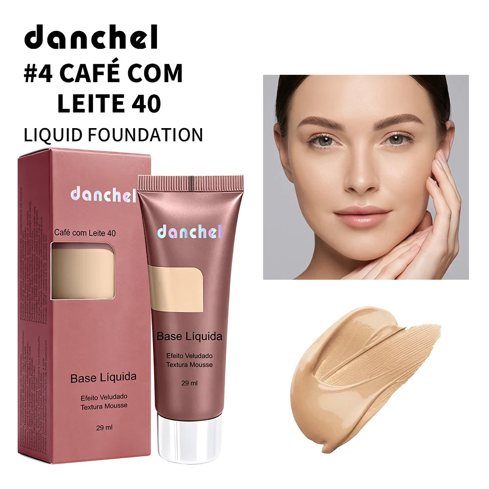 Liquid Foundation and Velvet Matte Makeup Base for Flawless Daily Face Coverage