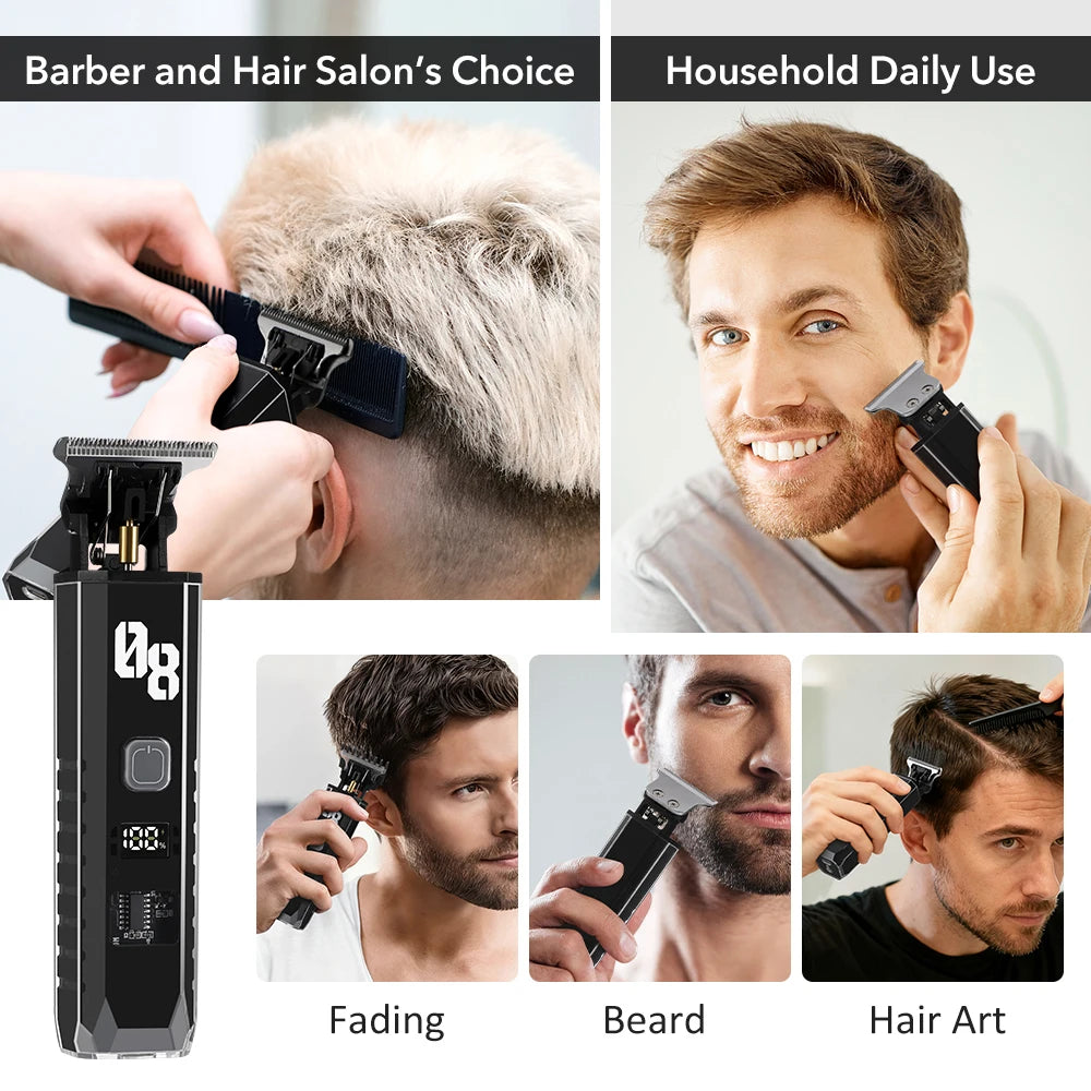 Hair Clipper and Electric Trimmer for Professional Grooming and Home Haircuts - 3