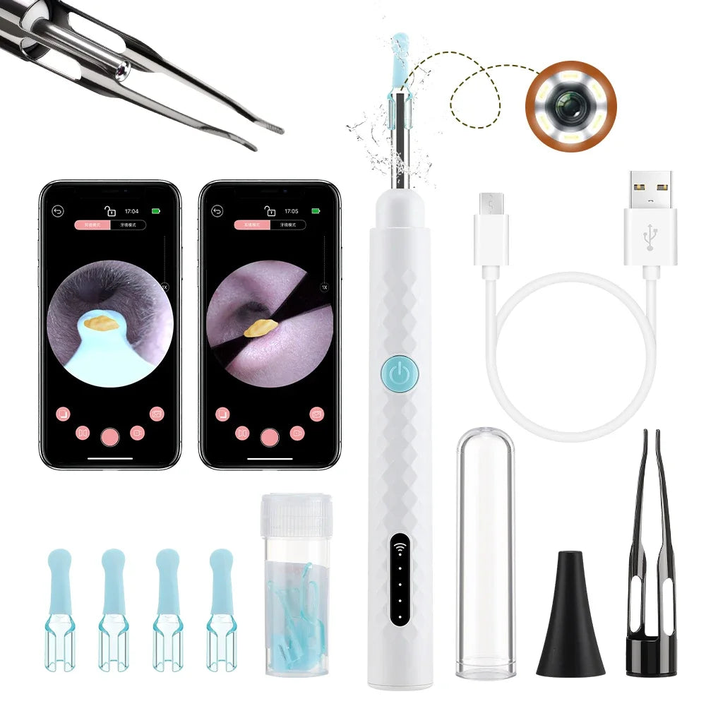 Visual Ear Wax Cleaner and Otoscope Camera for Safe Home Ear Canal Cleaning - 1