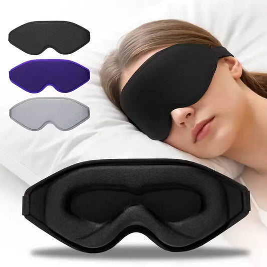 3D Sleep Mask and Contoured Eye Cover for Restful Night Sleep and Travel