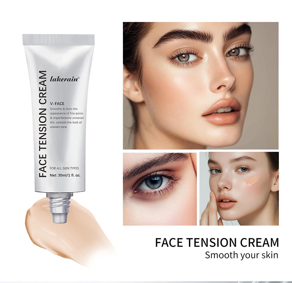 Face Tension Cream and Pore Blurring Primer for Flawless Makeup Application