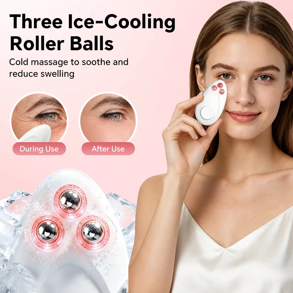 Sensor Eye Beauty Device and Vibration Massager for Daily Facial Skin Care Routine - 4