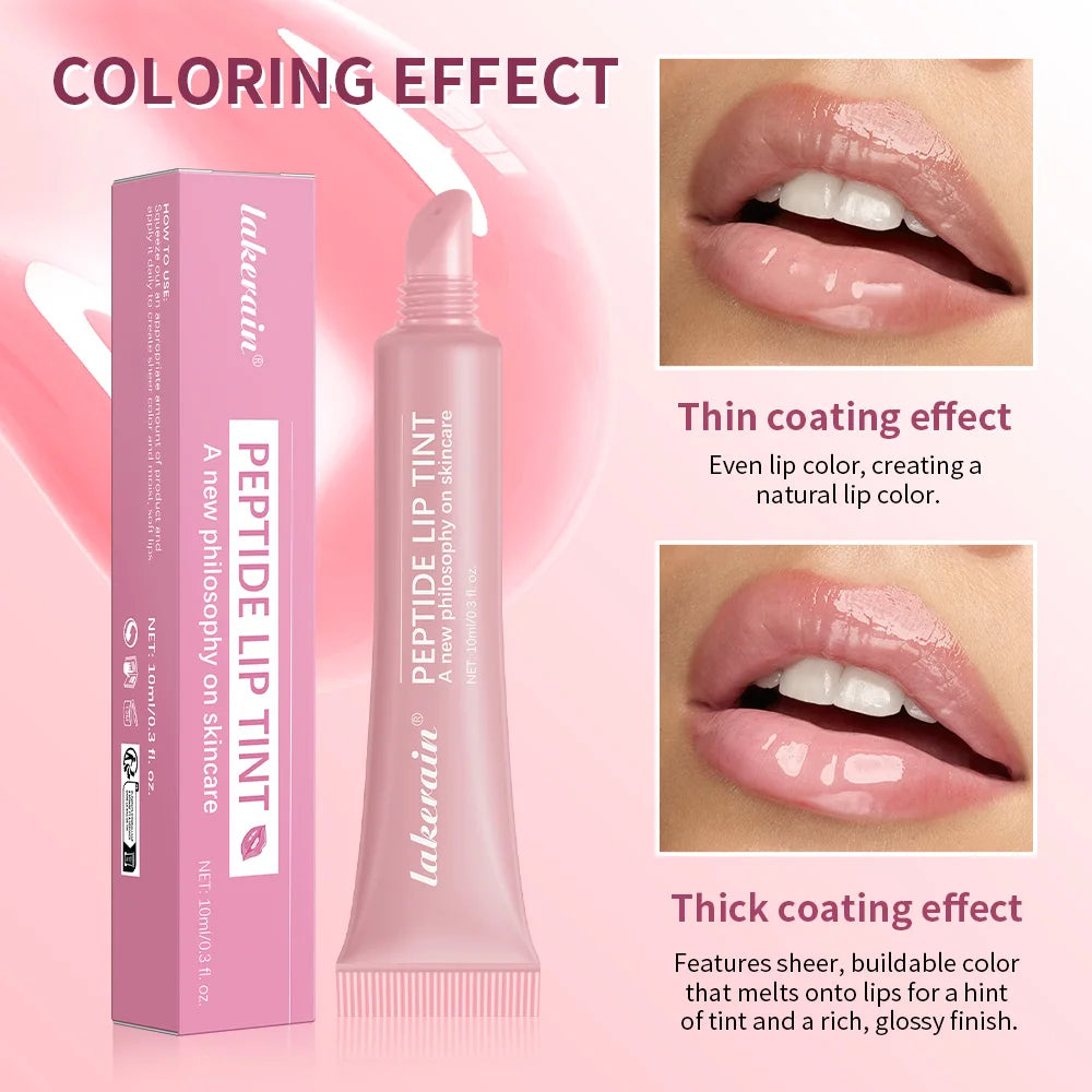 Peptide Lip Tint and Hydrating Lip Gloss for Daily Makeup and Lip Care Routine - 3