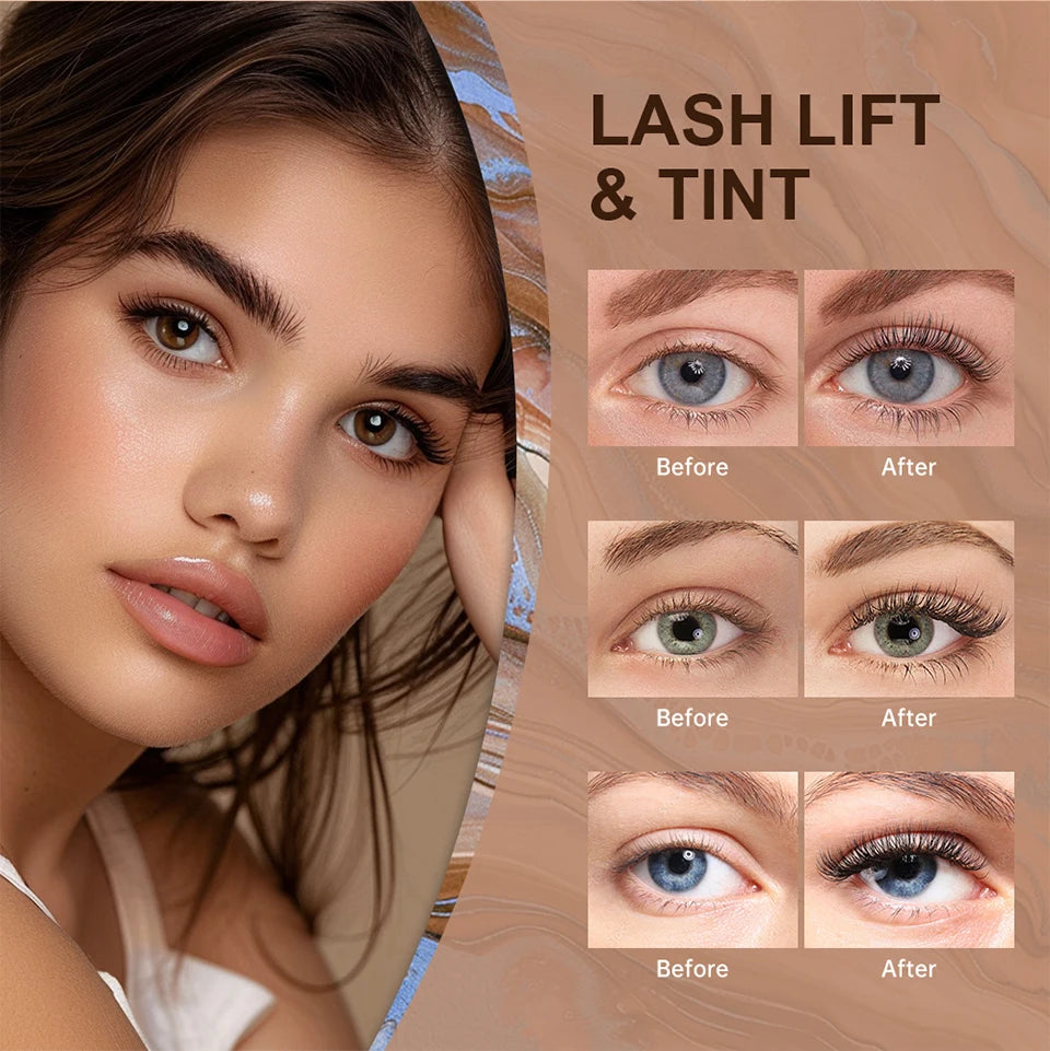 Lash Lift and Tint Kit and Eyelash Perming Set for Professional Eye Makeup - 10