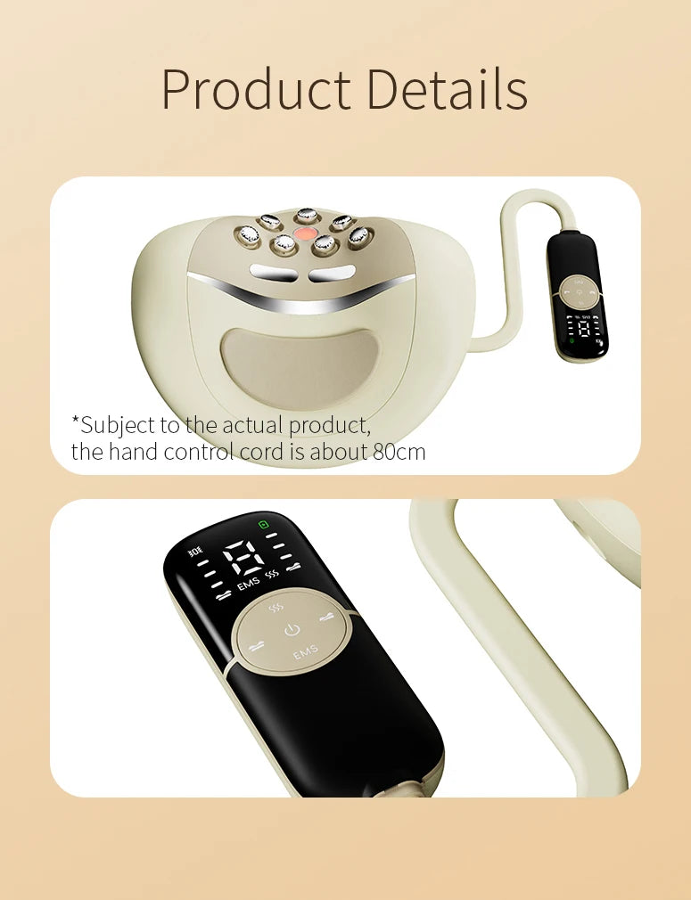 Neck Massager Pillow and Traction Device for Home Office and Travel Relaxation