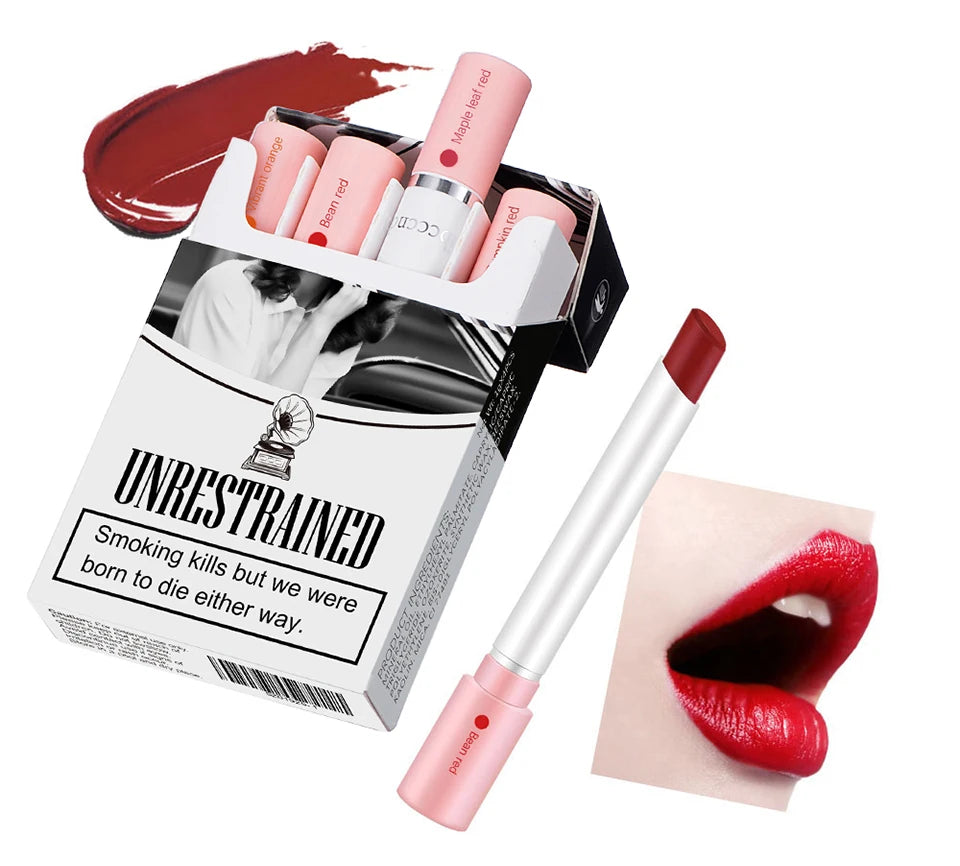 Matte Lipstick Set and Velvet Lip Tint for Daily Makeup and Special Occasions - 10
