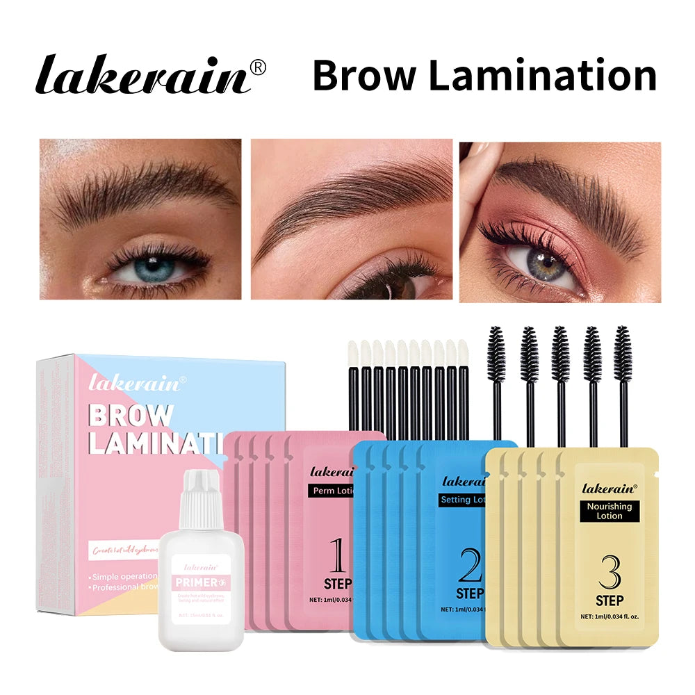 Brow Lamination Kit and Eyebrow Perm Set for Professional Salon Style Brows