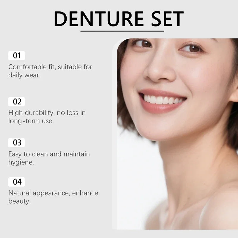 Temporary Dentures and Cosmetic Fake Teeth for Instant Smile Confidence Care - 16