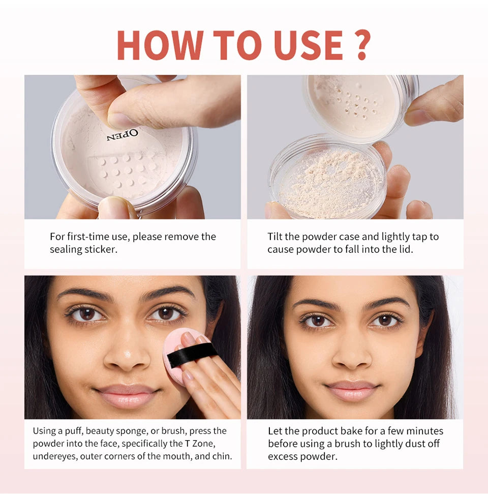 Loose Setting Powder and Finishing Face Powder for long lasting matte makeup - 16