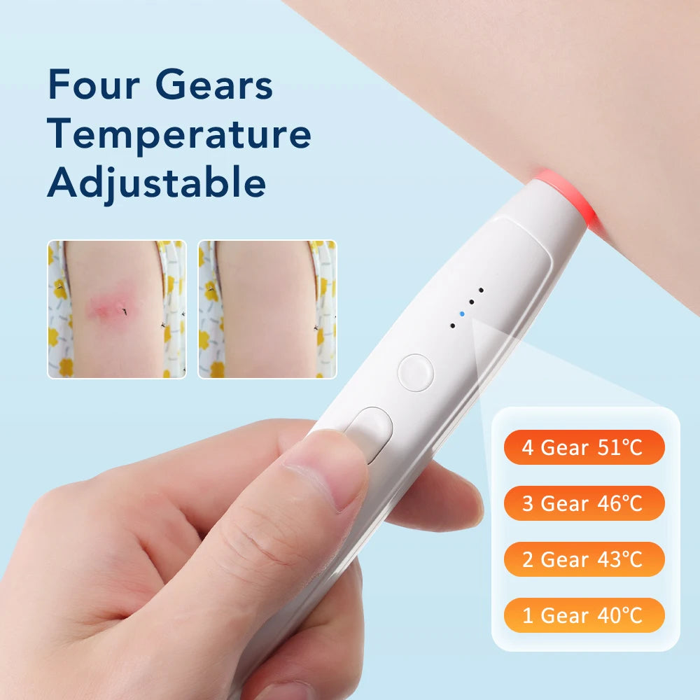 Electric Itch Relief Pen and Insect Bite Soother for Outdoor Summer Travel