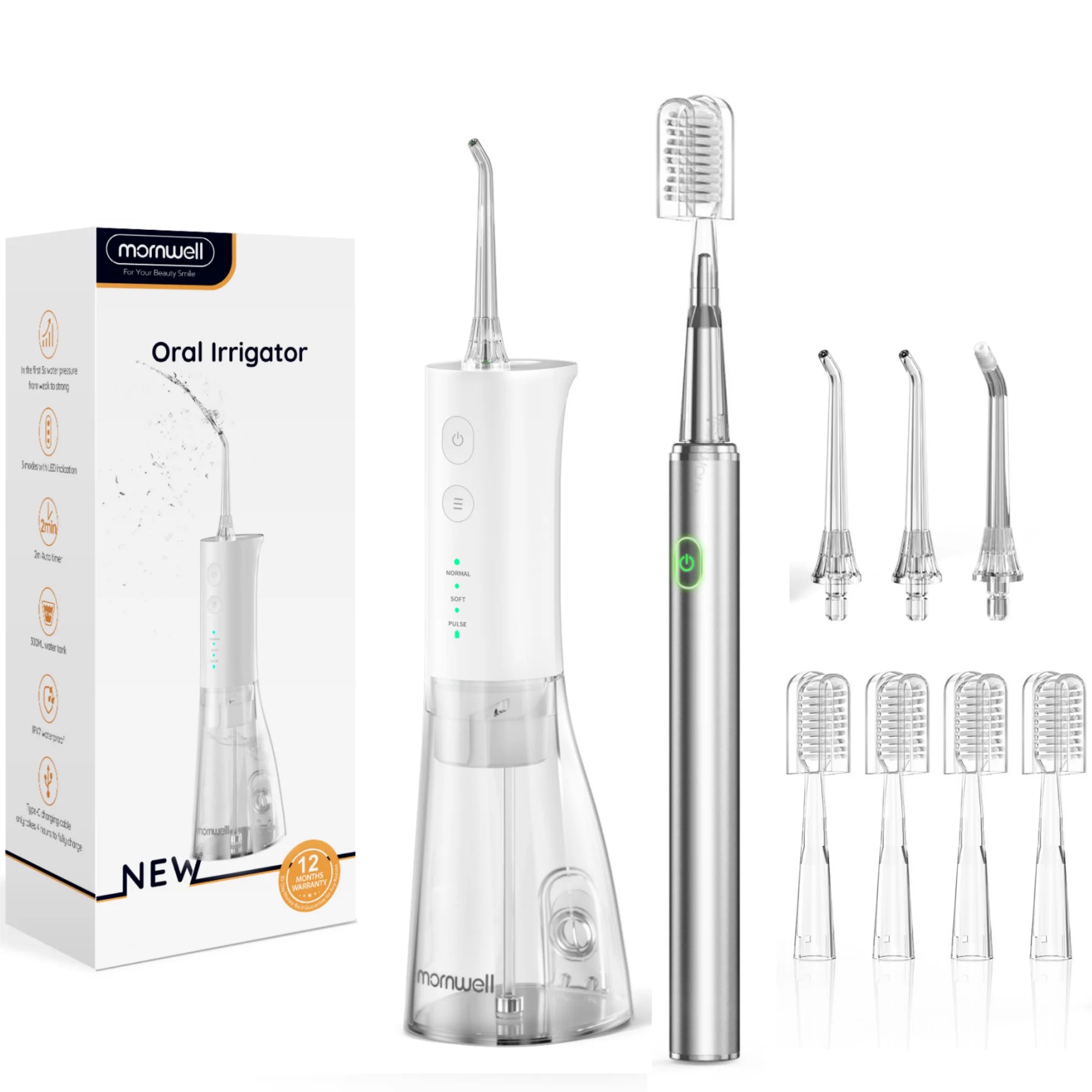 Water Flosser and Electric Toothbrush Combo for Complete Oral Care Routine - 22