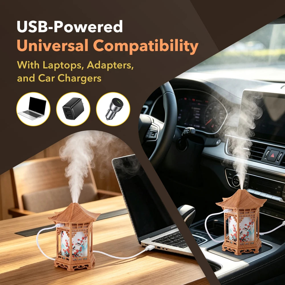 Pavilion Humidifier and Essential Oil Diffuser for Home Office and Bedroom Decor - 2
