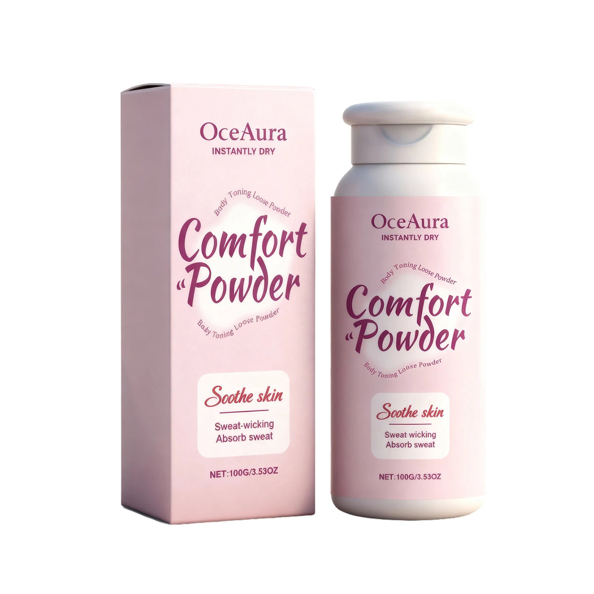 Comfort Powder and Sweat Absorbing Dust for Hot Summer Skin Protection