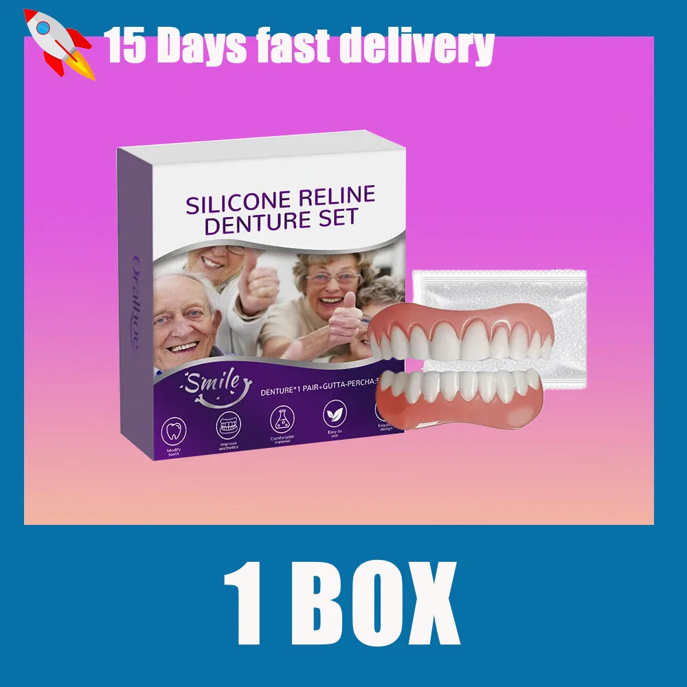 Denture Reline Kit and False Teeth Care Set for Daily Dental Comfort and Maintenance - 8