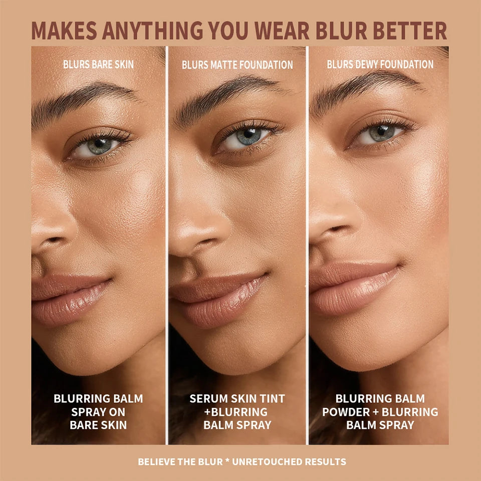 Liquid Blurring Balm Setting Spray and Makeup Fixer for long lasting daily wear