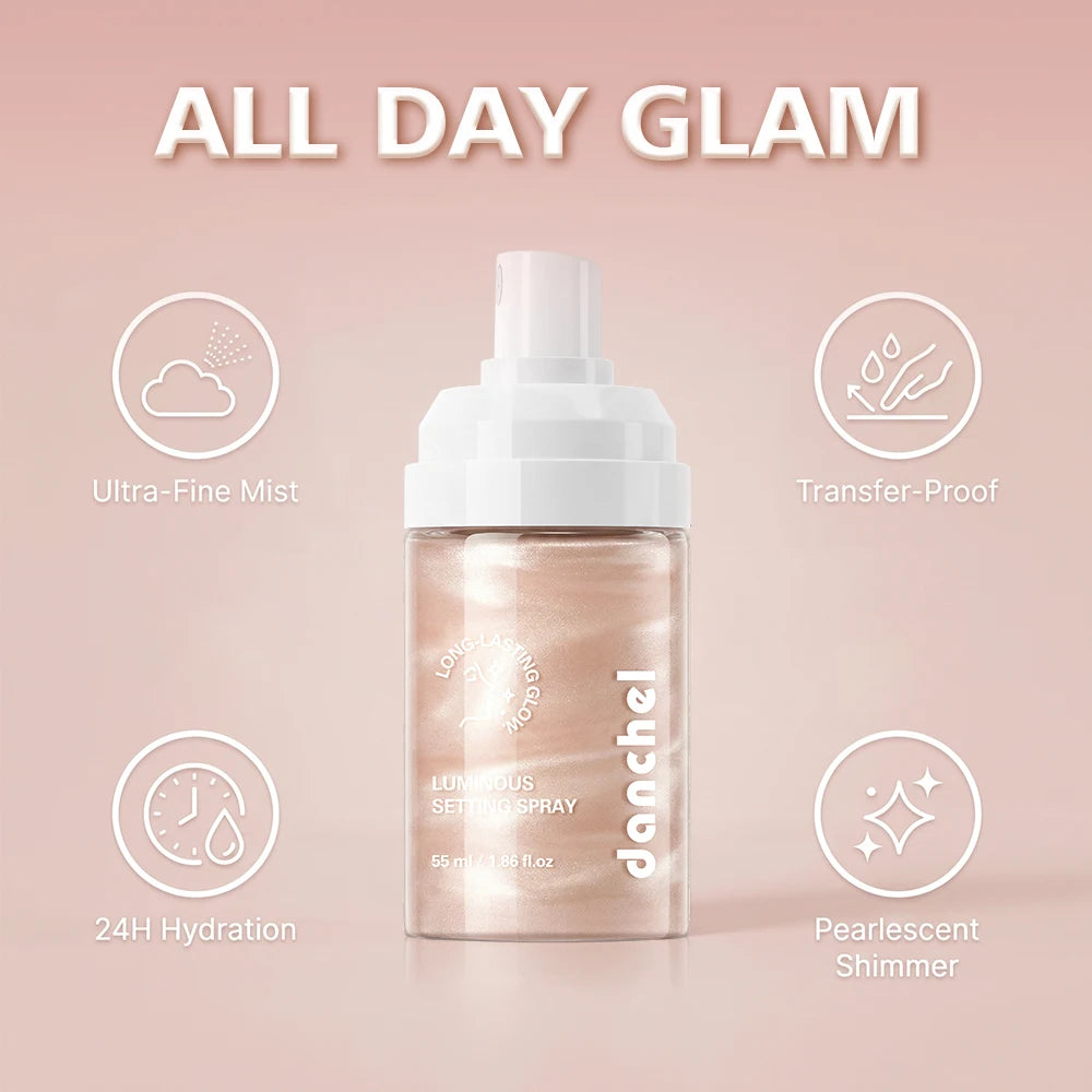 Luminous Setting Spray and Hydrating Makeup Mist for a Radiant Dewy Finish - 3