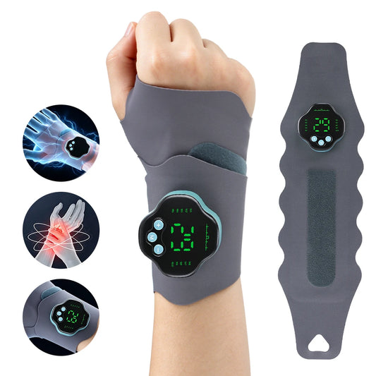 Electric Wrist Massager and Hand Support Brace for Relieving Daily Muscle Fatigue