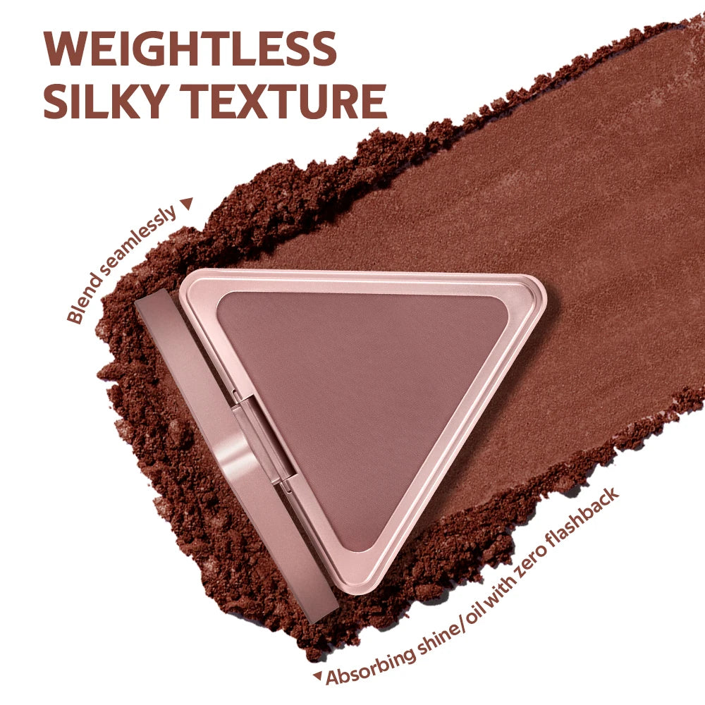 Matte Bronzer and Face Contour Powder for Sculpted Cheeks and Smooth Finish - 28