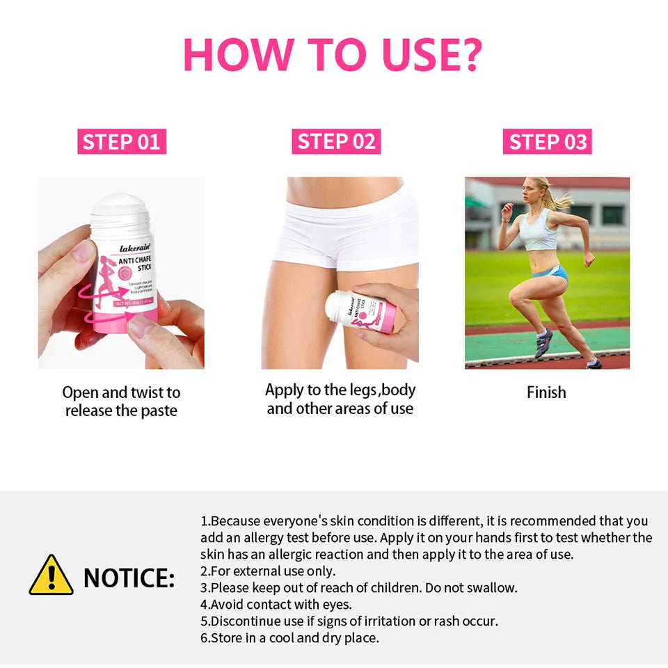 Anti Chafe Stick and Friction Relief Balm for Daily Movement and Sports - 15