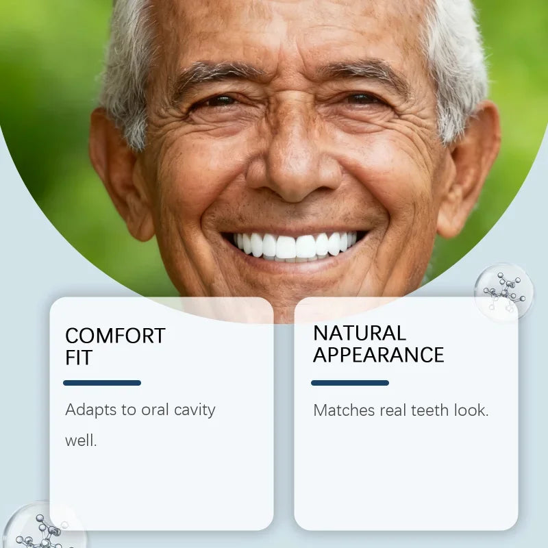 Fake Teeth Dentures and Instant Smile Veneers for Daily Confidence and Oral Care