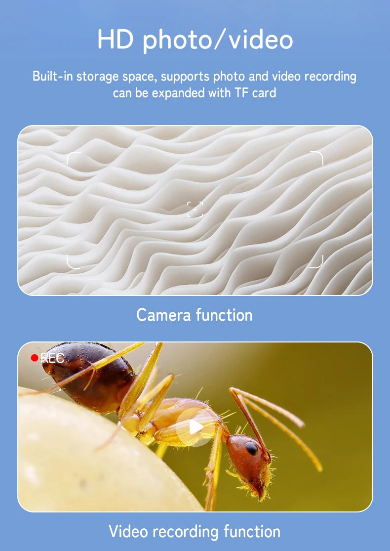 Handheld Microscope and Digital Science Toy for Kids Exploring Nature and Learning